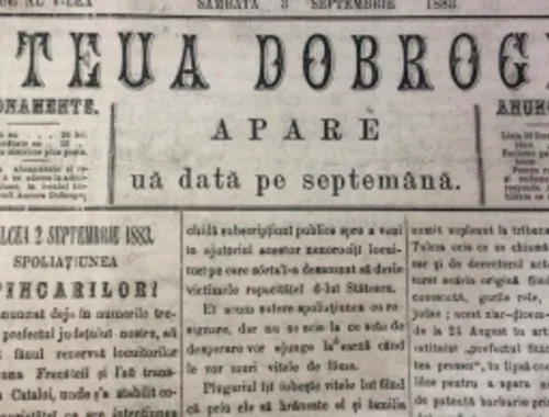 STEAUA DOBROGEI 3 septembrie 1888